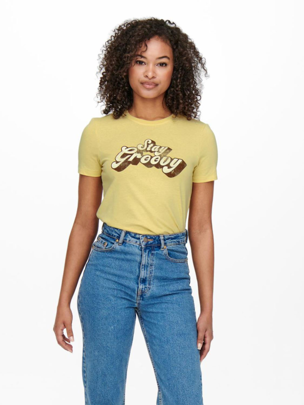 onlCollie statement print t-skjorte - Image 4