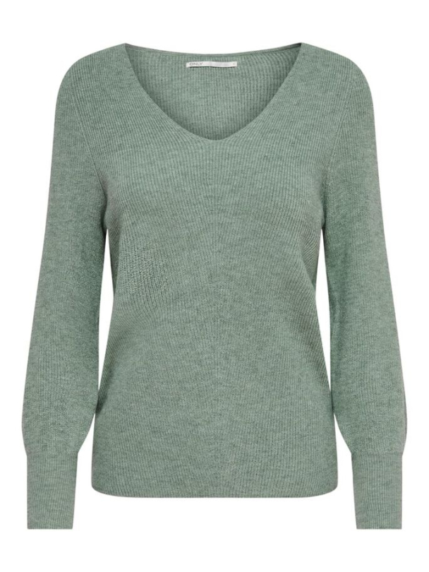 onlAtia genser med v-hals - Image 3