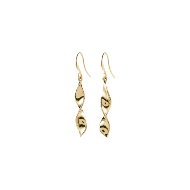 Pilgrim Elaine tvinnede gullbelagte øredobber - Image 2