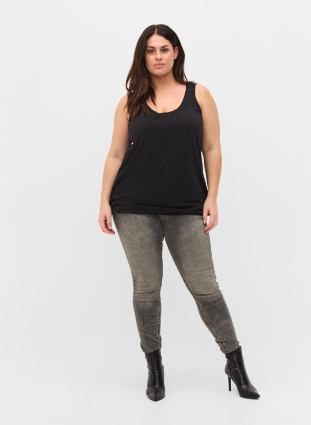 Zizzi vPolly ermeløs bomullstopp - Image 2