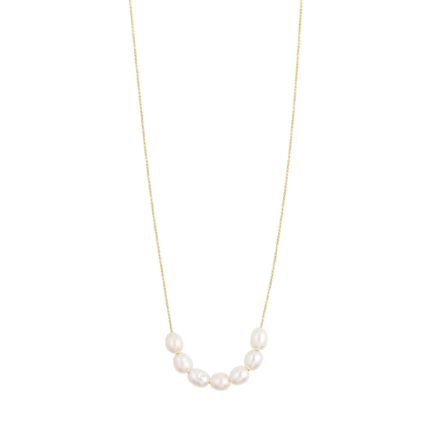 Pilgrim Chloe gullbelagt halskjede med ferskvannsperler - Image 3