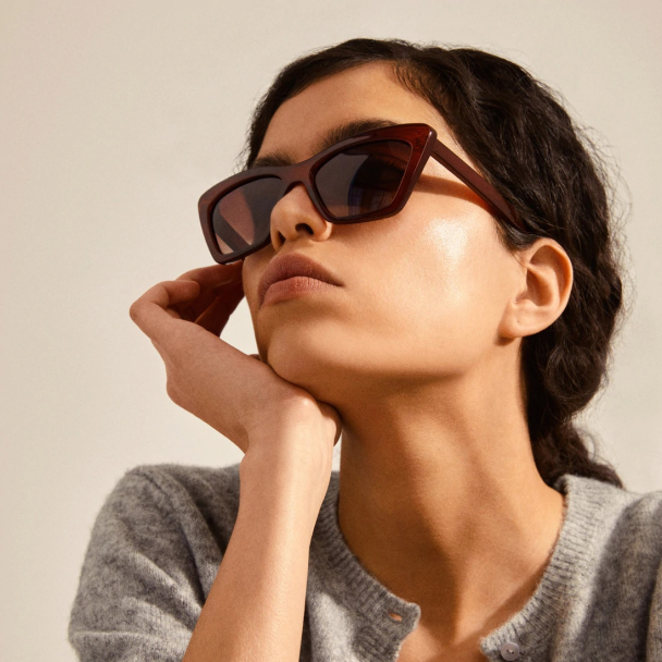 Pilgrim Dakota cat-eye solbriller, brun - Image 4