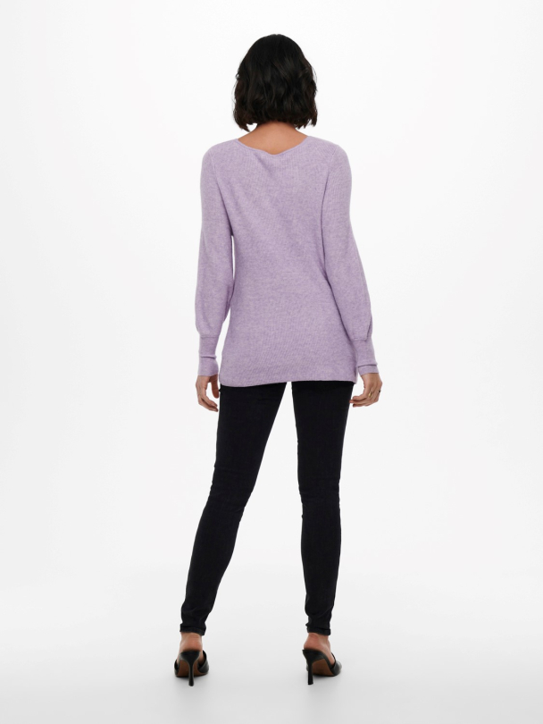 onlAtia genser med v-hals - Image 2