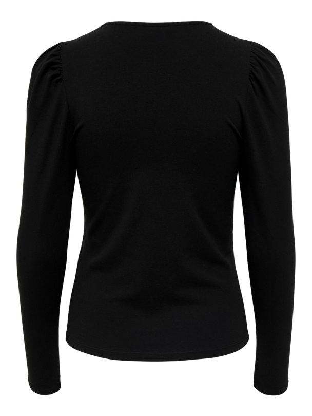 onlLive love langarmet topp med pufferm - Image 2