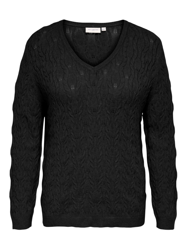 carFia Katia genser i strukturstrikk - Image 7