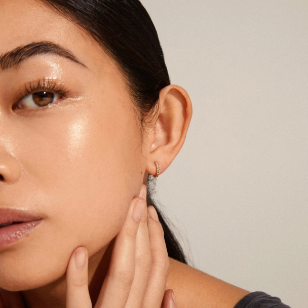 Pilgrim Mille gullbelagt 2-i-1 ørepynt - Image 2