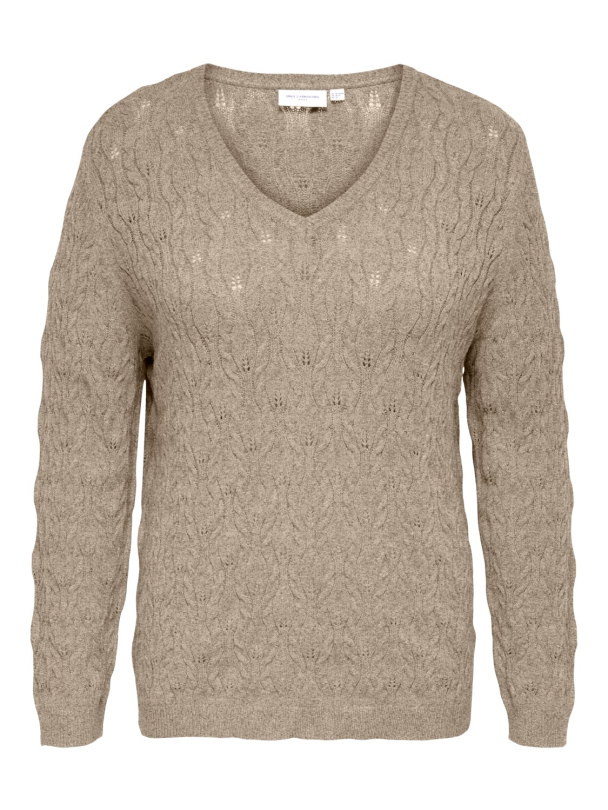 carFia Katia genser i strukturstrikk - Image 6