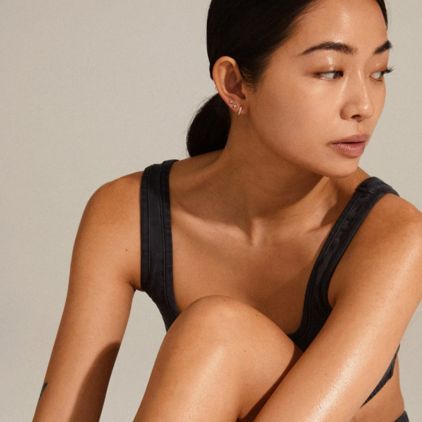 Pilgrim Mille gullbelagt 2-i-1 ørepynt - Image 3