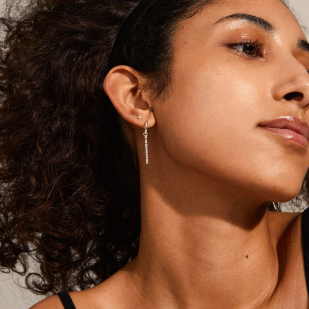 Pilgrim Lea sølvbelagt 4-i-1 ørepynt - Image 3