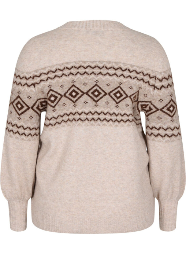 Zizzi mNordic New strikkegenser - Image 2