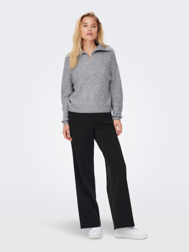 onlBaker Zip strikkegenser - Image 2