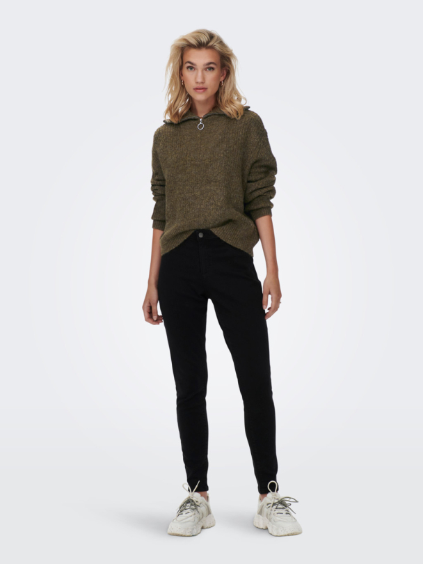 onlBaker Zip strikkegenser - Image 2