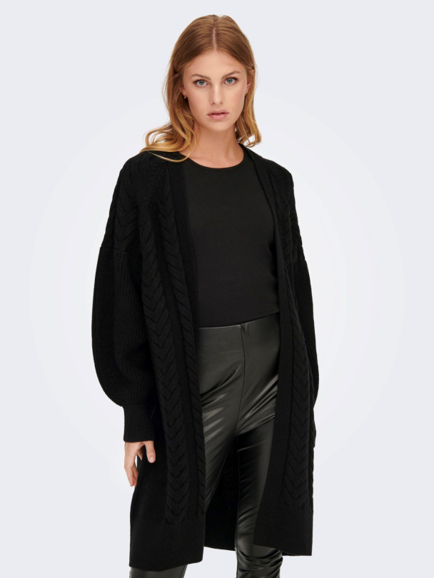 onlSif Freja lang strikket cardigan - Image 3