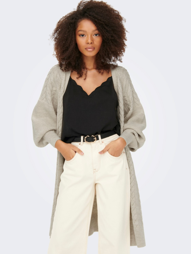 onlSif Freja lang strikket cardigan - Image 5