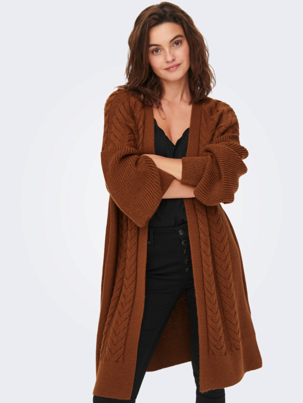 onlSif Freja lang strikket cardigan - Image 3