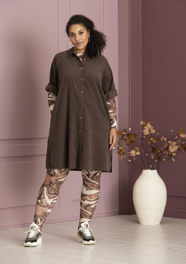 Zhenzi Malani babycord skjortekjole - Image 4