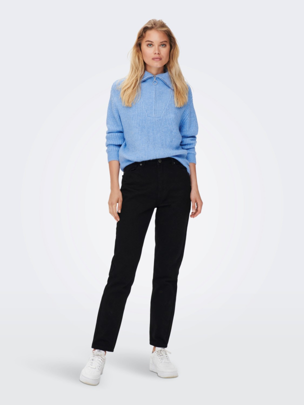 onlBaker Zip strikkegenser - Image 2