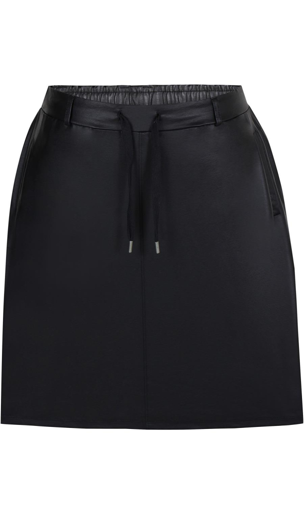 Zhenzi Meadow skjørt med skinnlook - Image 2