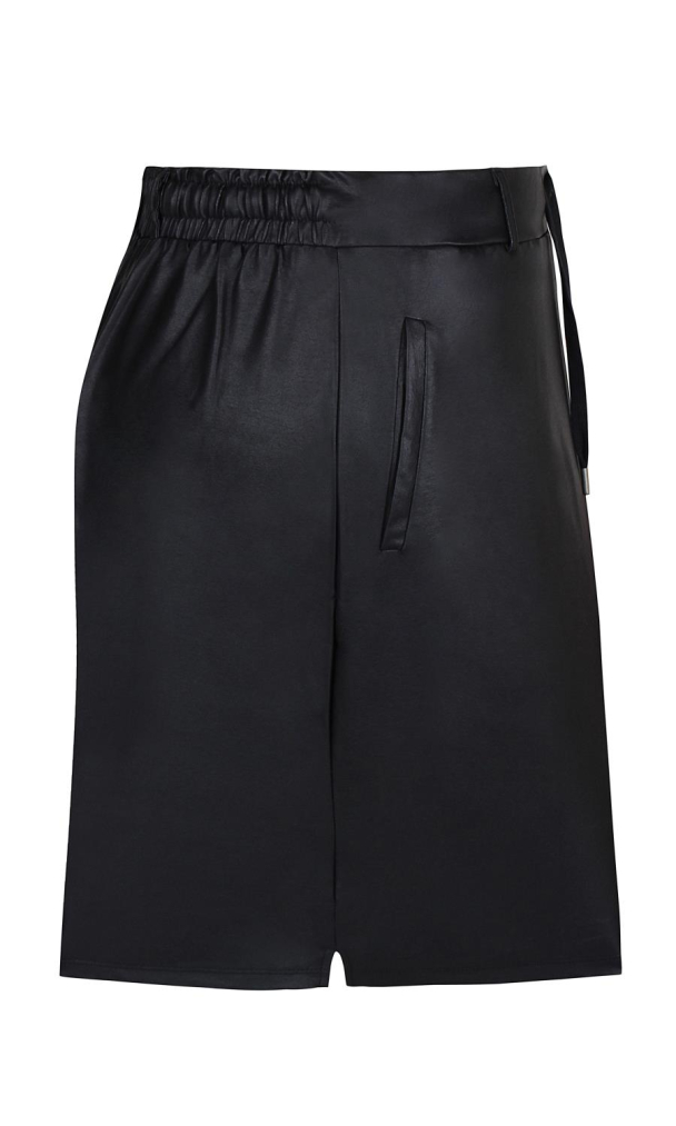 Zhenzi Meadow skjørt med skinnlook - Image 4