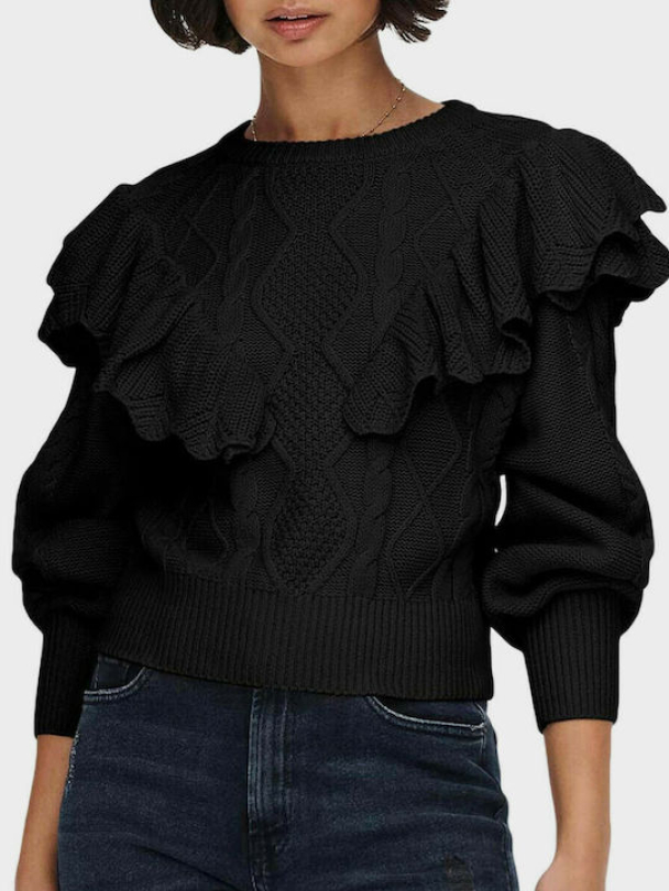 onlLisani Life strikket bomullsgenser - Image 3