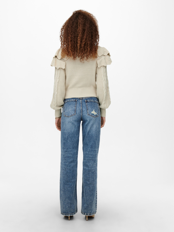 onlLisani Life strikket bomullsgenser - Image 3