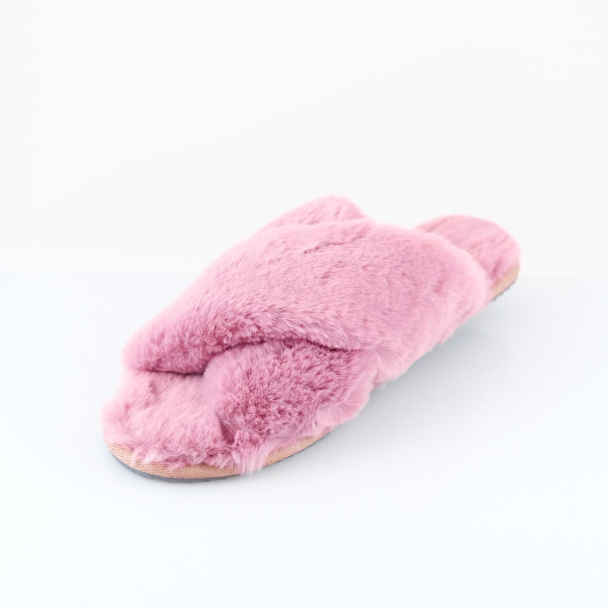 Duffy furry cross over slippers - Image 3