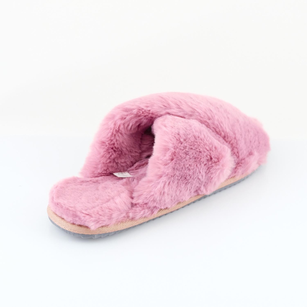 Duffy furry cross over slippers - Image 5