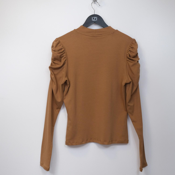 onlLive love langermet topp med puff - Image 2