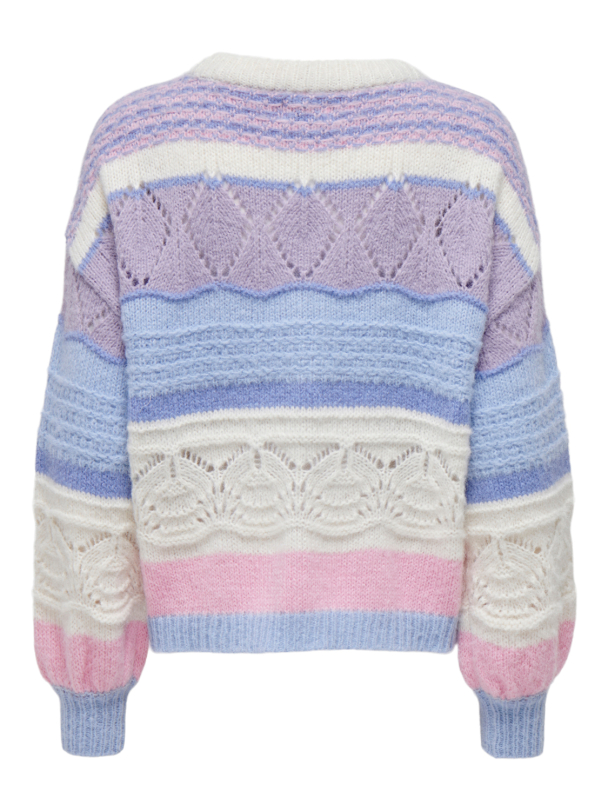 onlAdina life mønstret strikkegenser - Image 2