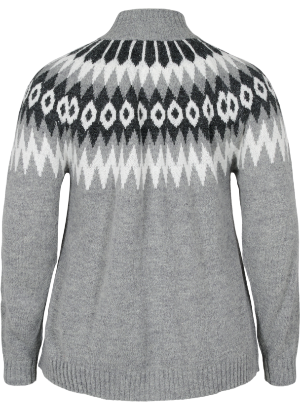 Zizzi mSimone høyhalset genser - Image 4