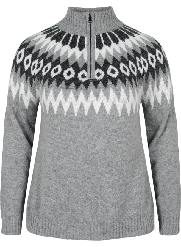 Zizzi mSimone høyhalset genser - Image 5