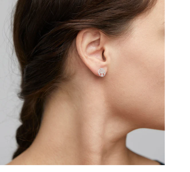 Pilgrim Georgina Livets tre sølvbelagte øredobber - Image 2