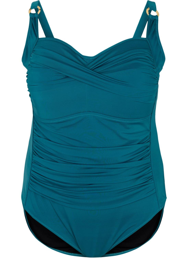 Swim by Zizzi casDenia badedrakt med drapering - Image 4