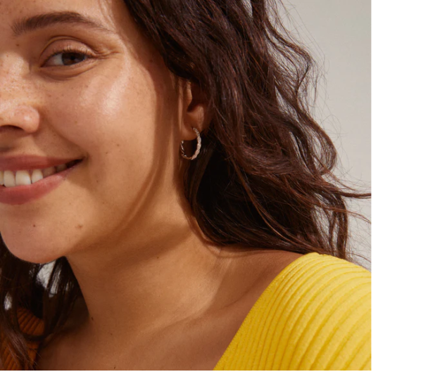 Pilgrim Ezo twirl krystall sølvbelagte øreringer - Image 2