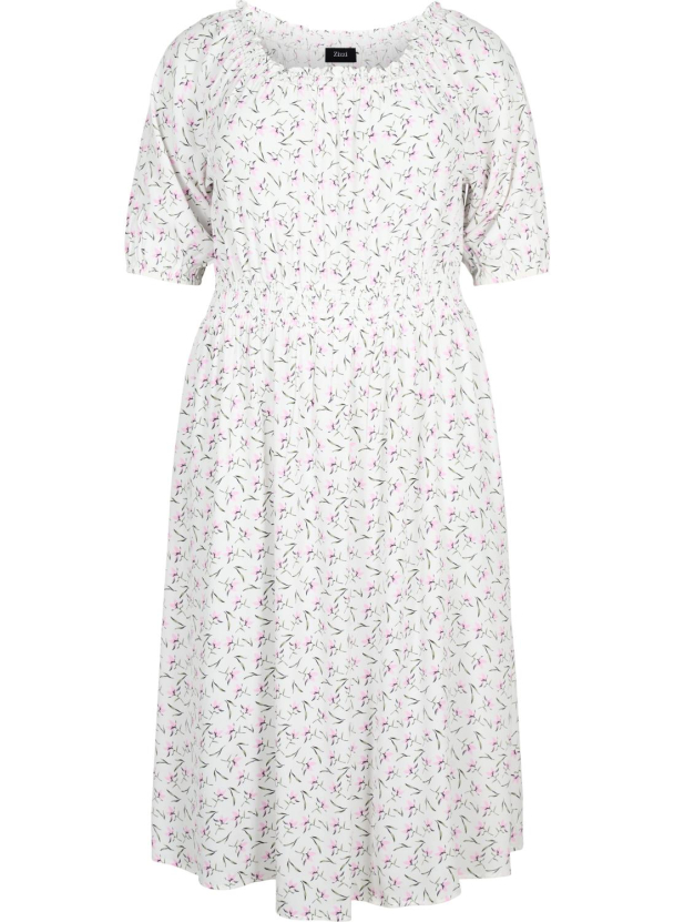 Zizzi caAngel Off-shoulder midikjole - Image 4