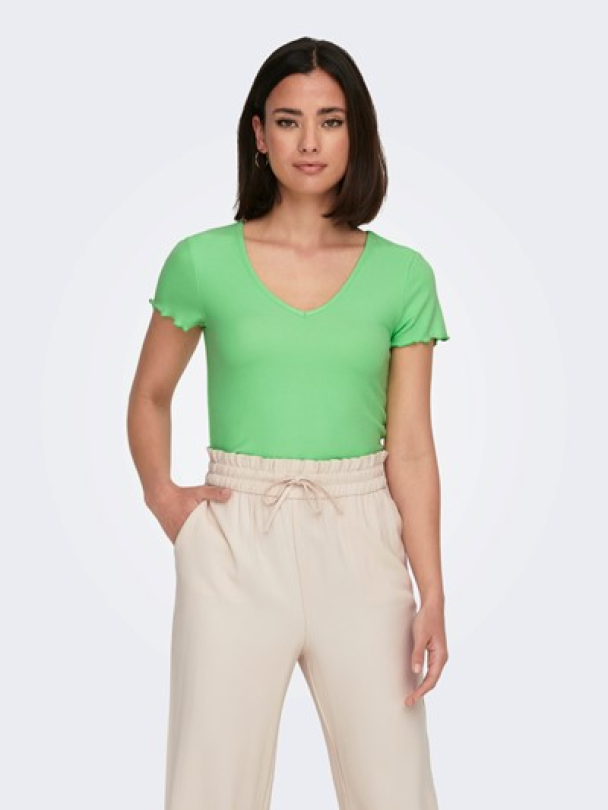 Only Kika topp med v-hals - Image 3