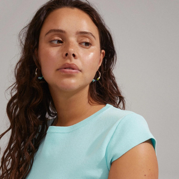 Pilgrim Aubrie gullbelagt hoops øredobber - Image 2