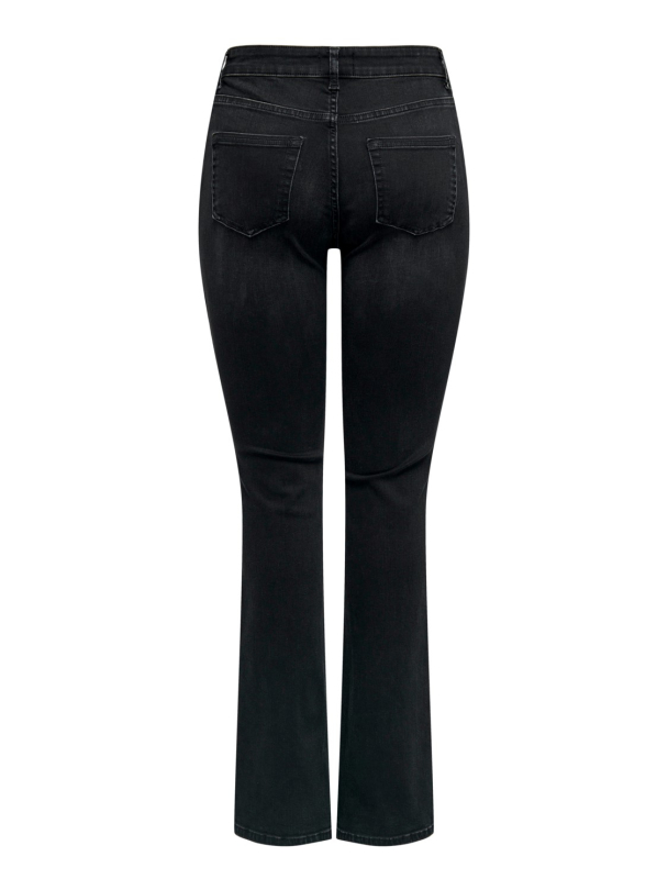 Only Blush midwaist flared jeans - Image 4