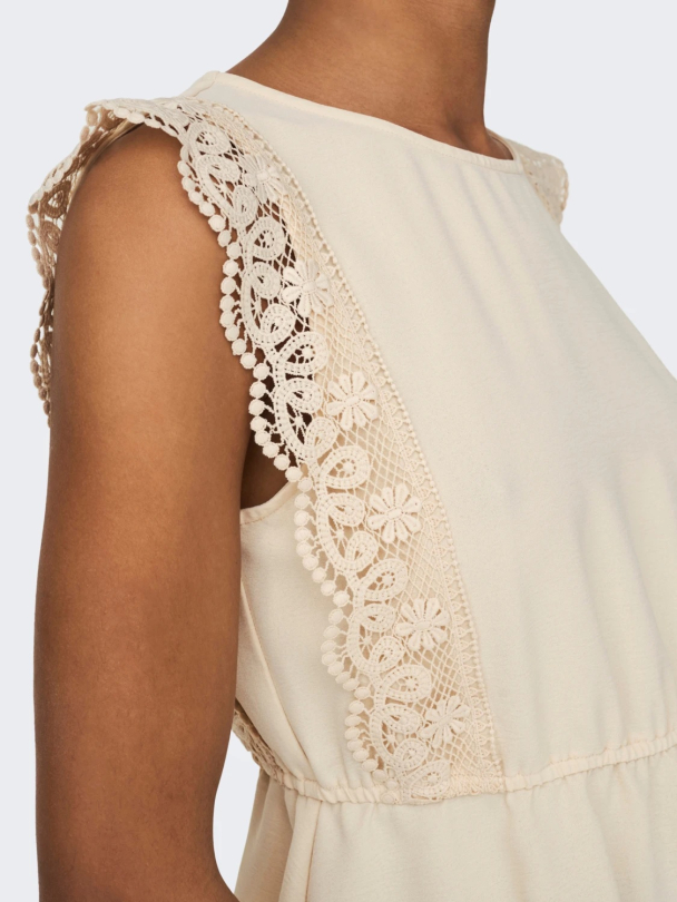 Only Mette ermeløs blondetopp - Image 5