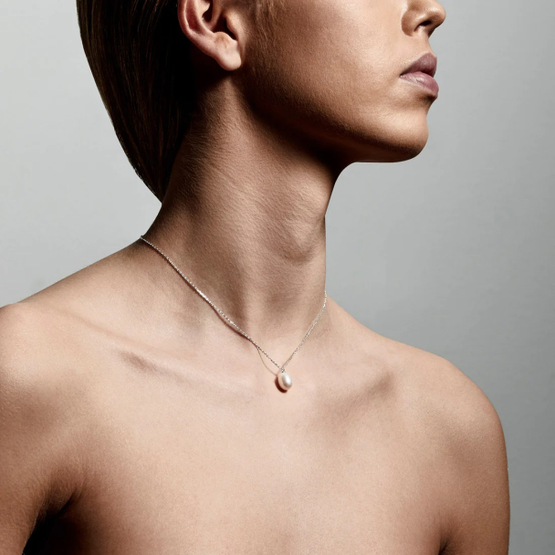 Pilgrim Eila sølvbelagt perlehalskjede - Image 2