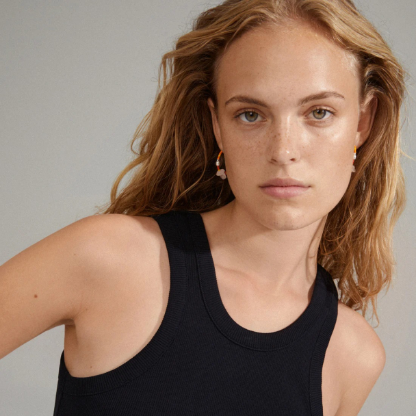 Pilgrim Aubrie sølvbelagte øreringer - Image 3