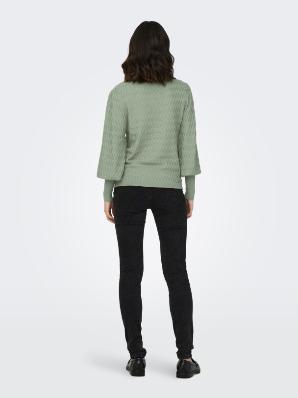 onlFaye Life struktur strikkegenser - Image 3