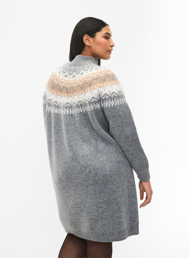 Zizzi caBea strikkekjole - Image 3