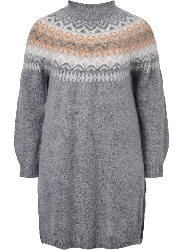 Zizzi caBea strikkekjole - Image 5