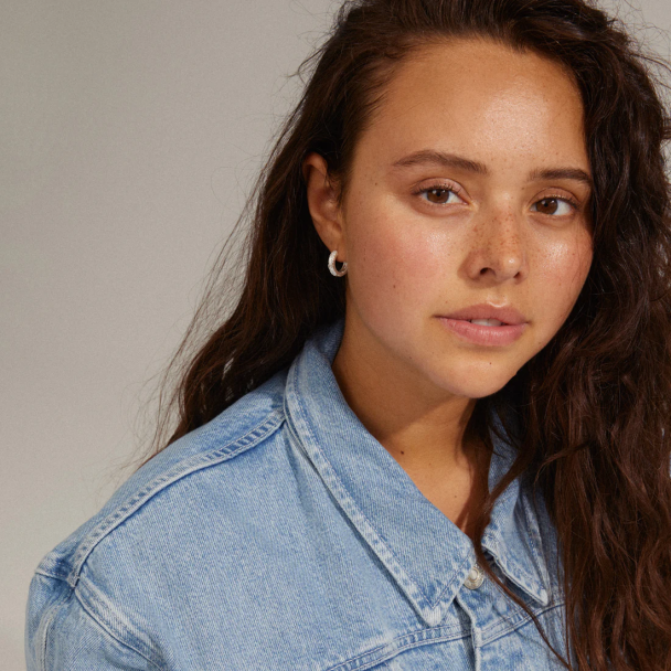 Pilgrim Elfrida sølvbelagte øreringer - Image 3