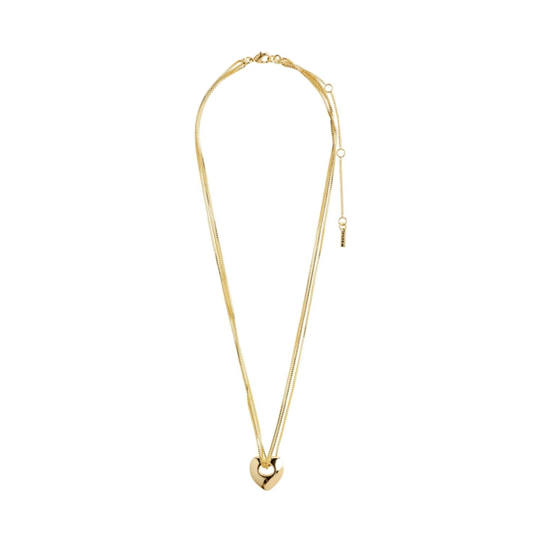 Pilgrim Wave Heart gullbelagt halskjede - Image 2