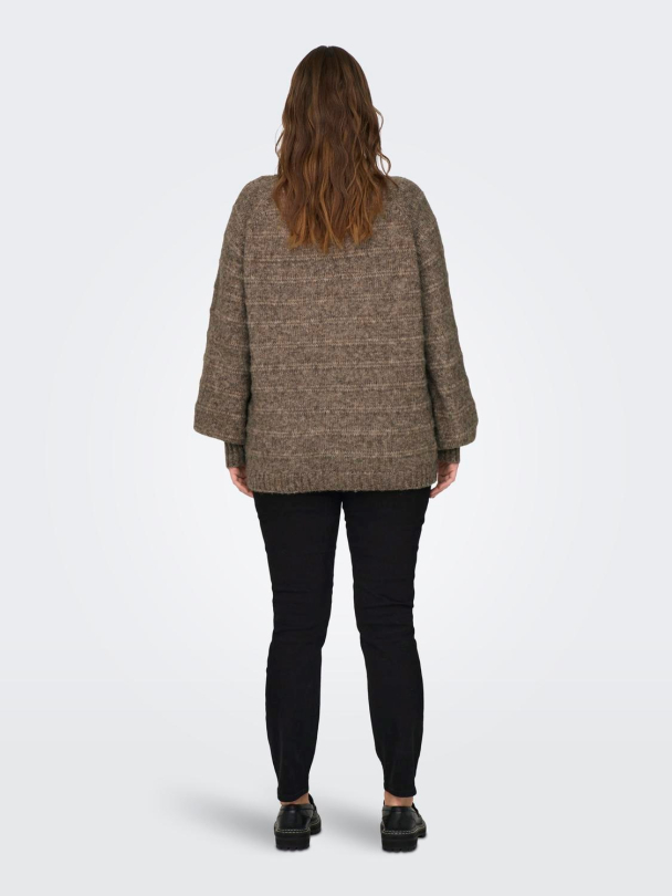 carCelina strikkegenser med v-hals - Image 3