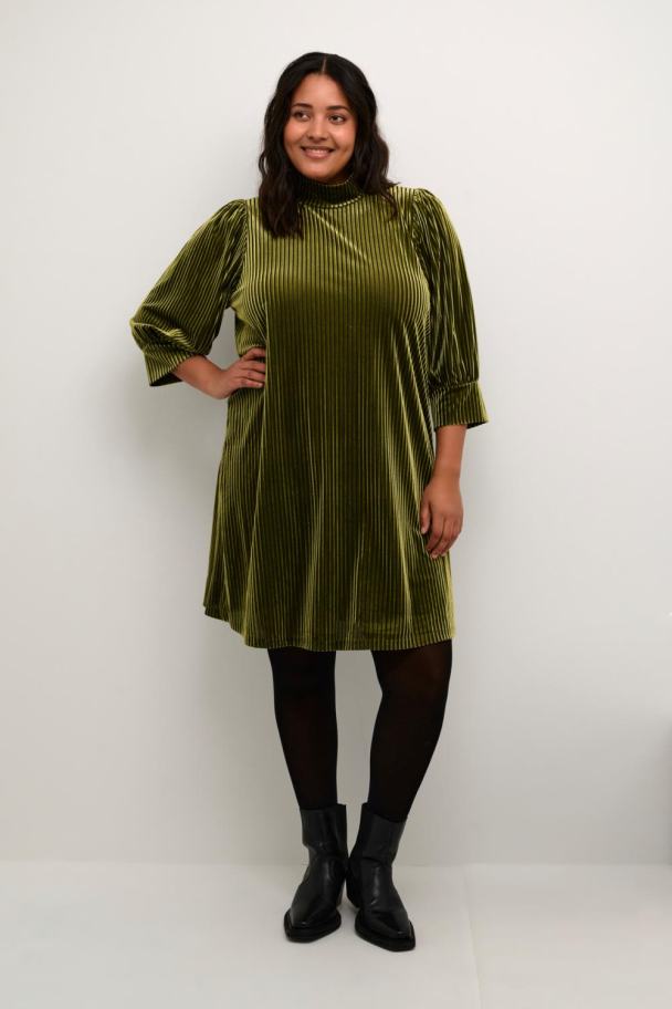 Kaffe Curve Cacanna fløyelskjole - Image 2