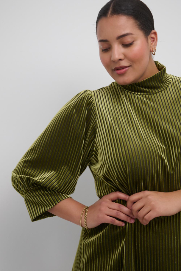 Kaffe Curve Cacanna fløyelskjole - Image 4