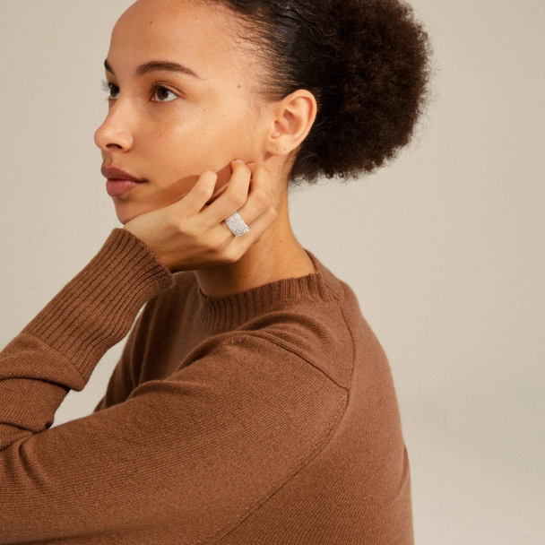 Pilgrim Aspen sølvbelagt ring med krystaller - Image 2